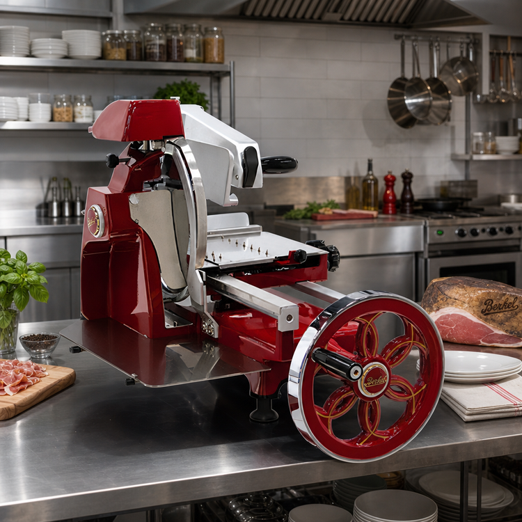 Product image #2 for Berkel 300M Heritage Manual Fly Wheel Prosciutto Slicer, 12-Inch Knife