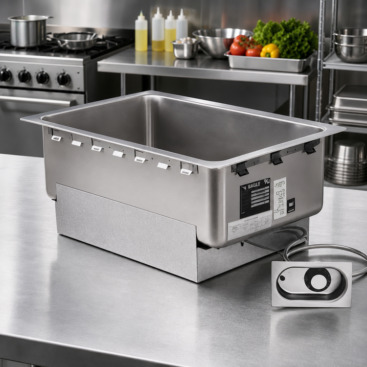 Product image #2 for Eagle Group TM1220FW-240 Drop-In Electric Hot Well Food Warmer, 12 x 20 Pan Opening, 240V