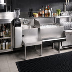 Thumbnail image #2 for Krowne Royal Series KR24-W42R-10 42-Inch Underbar Ice Bin/Cocktail Station with Right Ice Bin, Blender Station, and 10-Circuit Cold Plate