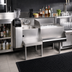 Thumbnail image #2 for Krowne Royal Series 42-Inch Underbar Ice Bin/Cocktail Station with Right Ice Bin, Blender Station, and 10-Circuit Cold Plate