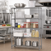 Thumbnail image #2 for Eagle Group Redi-Pak 5-Tier Wire Shelving Unit, 48W x 24D x 74H, Stationary, Pewter Gray Epoxy Finish