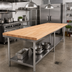 Thumbnail image #2 for John Boos Edge Grain Laminated Northern Hard Rock Maple Work Table Top, 144 Inches x 30 Inches x 1-1/2 Inches
