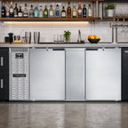 Thumbnail image #2 for Continental Refrigerator BB69NSS 69-Inch 2-Door Stainless Steel Back Bar Cooler, 26 Cu. Ft.