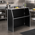 Thumbnail image #2 for Flash Furniture Foldable Portable Bar with Removable Aluminum Top, Black Laminate Panels, 47-3/4 Inches Wide