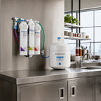 Thumbnail image #2 for Everpure OPS70CR/2 Reverse Osmosis Water Treatment System, Wall-Mount, Non-Electric, 2.5-Gallon Tank, 70 GPD, Mineral Addition & Chloramine Reduction