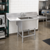 Thumbnail image #2 for Spec-Master 1-Compartment Sink with Right Drainboard, 59-1/2 Inch Wide, 14-Gauge Stainless Steel