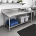 Thumbnail image #2 for Spec-Master 108 Inch Straight Clean Dishtable with 8 Inch Backsplash, Left-to-Right Operation