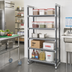 Thumbnail image #2 for Cambro Camshelving Elements XTRA 5-Tier Vented Stationary Starter Polymer Shelving Unit, 21-Inch Deep x 30-Inch Wide x 64-Inch High, Speckled Gray
