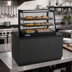 Thumbnail image #2 for Federal Industries Elements EH2428 24-Inch Countertop Heated Food Merchandiser with 2 Adjustable Shelves and Black Trim