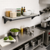 Thumbnail image #2 for Cambro Camshelving Elevation Wall-Mounted Add-On Solid Shelf Kit, 18 x 30 Inches, Brushed Graphite