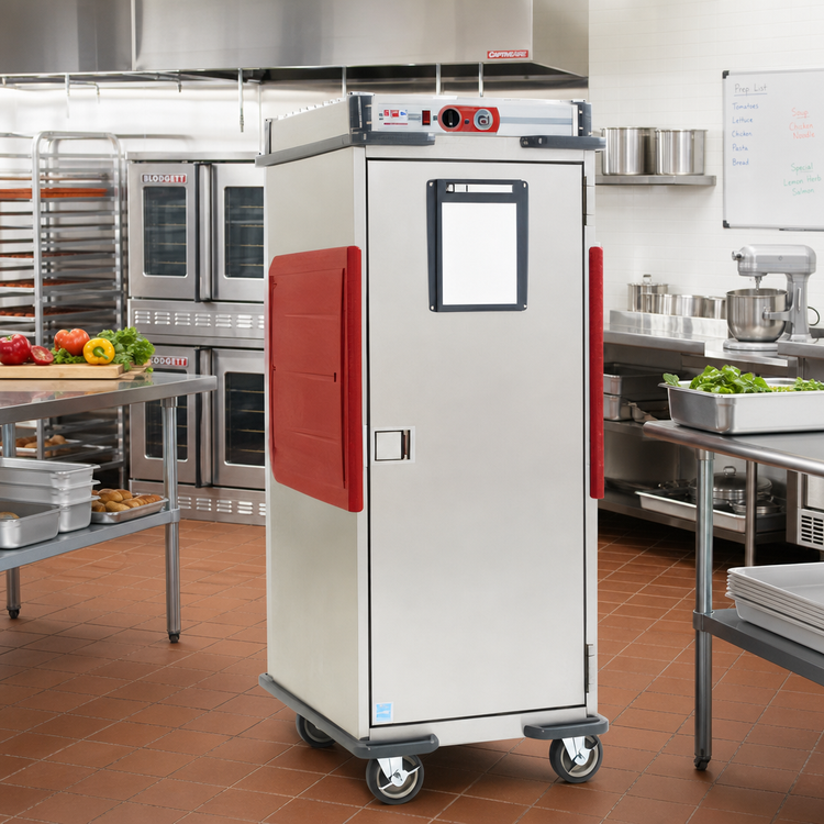 Product image #2 for Metro C5 Transport Armour T-Series Full-Height Mobile Heated Holding Cabinet, Solid Door, 16 Sheet Pan / 32 Hotel Pan Capacity