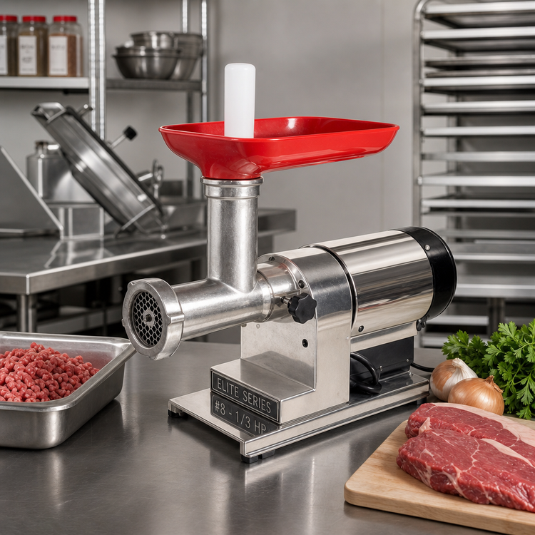 Product image #2 for Elite Series Bench-Top Light-Duty #8 Electric Meat Grinder
