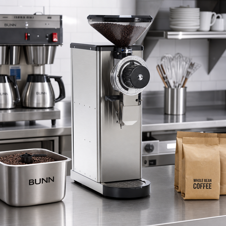 Product image #2 for BUNN GVH-1 Commercial Coffee Grinder with 1 lb. Visual Hopper