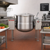 Thumbnail image #2 for Crown DLT-80TC 80 Gallon Direct Steam 2/3 Jacketed Tilting Kettle