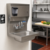 Thumbnail image #2 for BK Resources Wall-Mount Hand Sink with Towel Dispenser and Faucet, 14