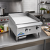Thumbnail image #2 for Comstock-Castle 24-Inch Countertop Gas Griddle with Chrome-Plated Plate