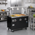 Thumbnail image #2 for Vollrath 2-Series Affordable Portable 3-Well Mobile Hot Food Station Deluxe with Buffet Breath Guard, Lights, and Enclosed Storage Base, 120V