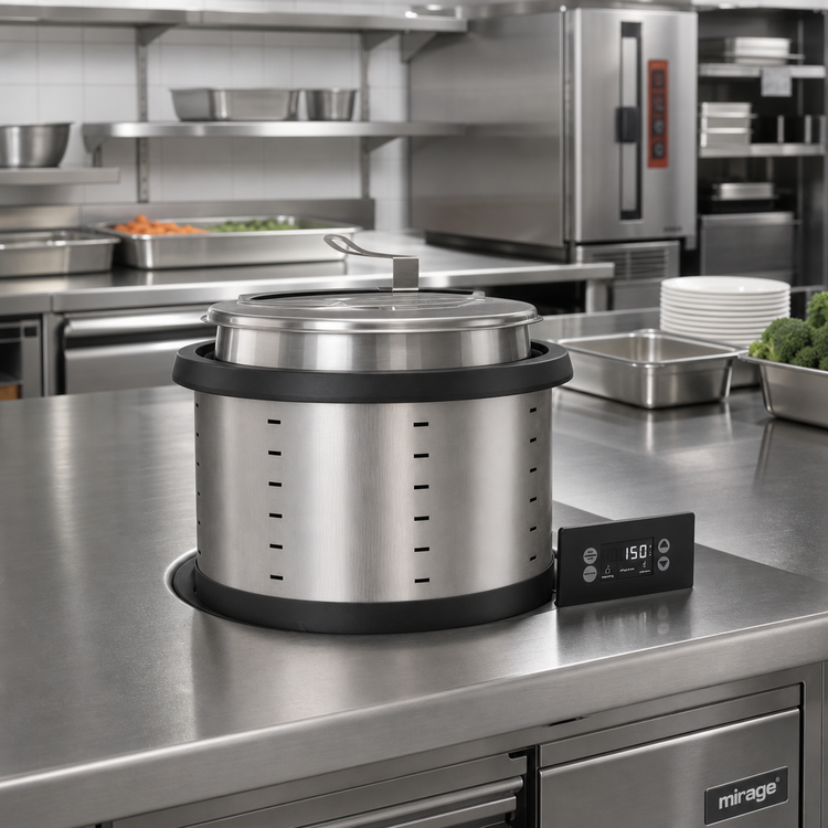 Product image #3 for Mirage® Drop-In Induction Rethermalizer, 7 Quart, Dry Operation, 230V