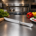 Thumbnail image #2 for Avalon 9-1/8 Inch Hollow-Handle Extra-Heavy Weight Table Knife, 18/8 Stainless Steel, Mirror Finish
