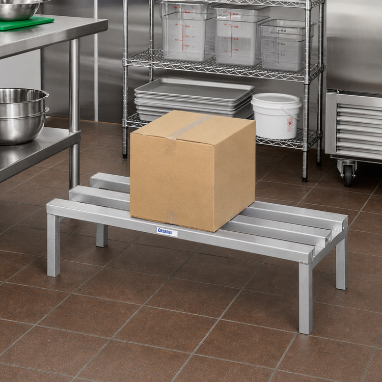 Product image #2 for Channel Manufacturing Promo Series Aluminum C-Channel Dunnage Rack, 60-Inch x 20-Inch x 12-Inch, 2,200 lb. Capacity