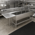 Thumbnail image #2 for John Boos Pro-Bowl 4-Compartment Stainless Steel Sink with Left Drainboard