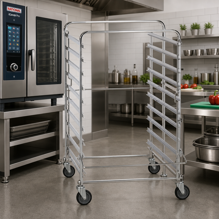 Product image #2 for RATIONAL 10-Pan Mobile Oven Rack for SCC 102/CMP 102 Series