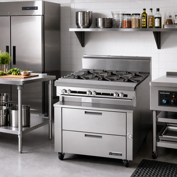 Product image #2 for Garland Polar Cuisine 48-Inch Remote Freezer Base with Two Drawers