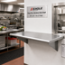 Thumbnail image #2 for Eagle Group Pass-Thru Stainless Steel Shelf, 36 x 24 Inch, For 12-Inch Walls