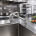 Thumbnail image #2 for Equip 8-Inch Deck Mount Low-Lead Mixing Faucet with 6-Inch Swing Nozzle