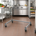 Thumbnail image #2 for Quantum 3072FGY Tubular Wire Bus Cart Frame, 30 x 72 Inches, Gray Epoxy Antimicrobial Finish