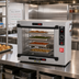 Thumbnail image #3 for Metro HotBlox Xpress S6 Pass-Thru Countertop Hot Food Holding Cabinet with Basic Controls and Clear Flip Doors