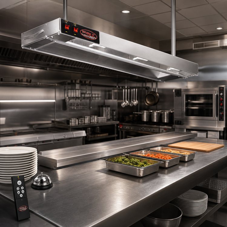 Product image #2 for Eagle RedHots 96-Inch Single Strip Heat Lamp with Remote, Unlighted, 208V