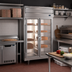 Thumbnail image #2 for Beverage-Air P Series Pass-Thru Two-Section Pizza Holding Cabinet, 46.5 Cu. Ft., 4 Hinged Glass Doors