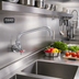 Thumbnail image #2 for Fisher Brass Wall-Mount Single-Hole Faucet with 14-Inch Swing Spout and Lever Handle