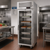 Thumbnail image #2 for Turbo Air PRO Series Pass-Thru Heated Holding Cabinet, 1-Section, 27 Cu. Ft., Glass Front and Solid Rear Doors, 115V