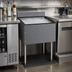 Thumbnail image #2 for CHOICE by Glastender 48-Inch Underbar Ice Bin with Built-In 10-Circuit Cold Plate, 134 lb Capacity