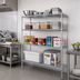 Thumbnail image #2 for Eagle Group 60-Inch W x 24-Inch D x 74-Inch H 4-Tier Starter Wire Shelving Unit, Chrome-Plated
