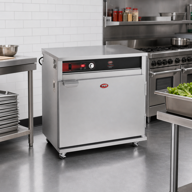 Product image #2 for FWE TST-7SL Mobile Heated Holding Cabinet for 4 Full-Size Sheet Pans, 23-Inch Deep