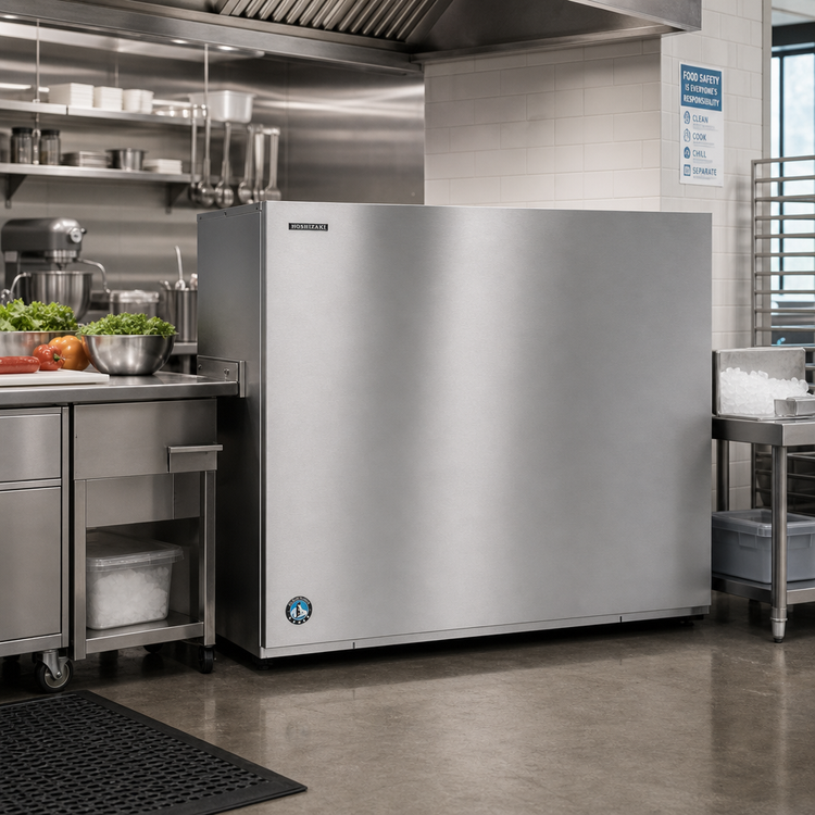 Product image #2 for Hoshizaki KM-2200SRJZ3 48 Inch Commercial Crescent Cube Ice Maker, Air-Cooled Remote Condenser, 2206 lb/Day