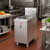 Thumbnail image #2 for Omcan Floor Model Electric Open Pot Fryer, 50 lb Oil Capacity, 208V/60Hz/3-Phase