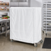 Thumbnail image #2 for Metro Waterproof Vinyl-Nylon Cart Cover for 72 x 24 x 54 Inch Queen Mary & Banquet Cart, White