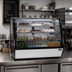 Thumbnail image #2 for Omcan Countertop Curved Glass Refrigerated Display Case, 60 Inch, 9.78 Cu. Ft., 3-Shelf, Bottom-Mounted Self-Contained