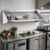 Thumbnail image #2 for 63-Inch Commercial Wall-Mounted Slanted Rack Shelf