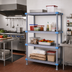 Thumbnail image #2 for Millenia 4-Shelf Polymer Stationary Starter Shelving Unit, 48
