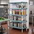Thumbnail image #2 for MetroMax Q Stationary 4-Shelf Starter Polymer Shelving Unit, 72