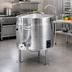 Thumbnail image #2 for Cleveland Range Short Series 40-Gallon Electric Steam Jacketed Kettle with Tri-Leg Base