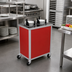 Thumbnail image #2 for Atlas Metal MEPD4-8-1/8 Mobile Plate Dispenser, Enclosed, Four Tube, Unheated