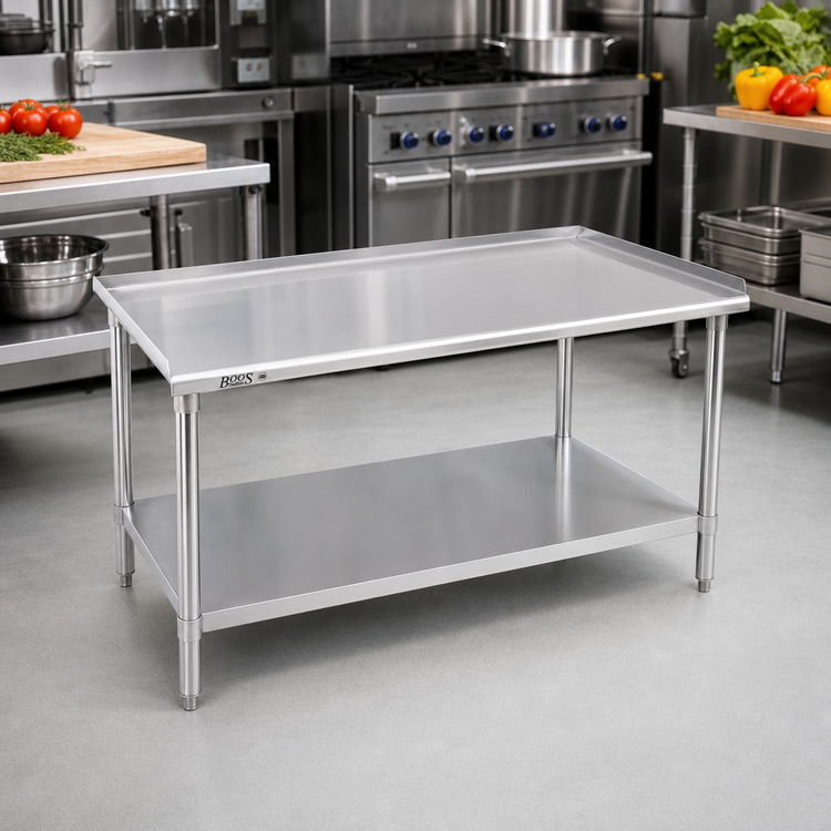 Product image #2 for John Boos Stallion Stainless Steel Equipment Stand, 15"W x 30"D x 24"H