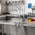 Thumbnail image #2 for T&S Brass B-0201 Double Pantry Deck-Mount Mixing Faucet with 12-Inch Swing Nozzle