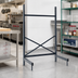 Thumbnail image #2 for Metro SmartLever 86-3/8 Inch High Stationary Starter Cantilevered Shelving Base Kit for 30 x 24 Shelves